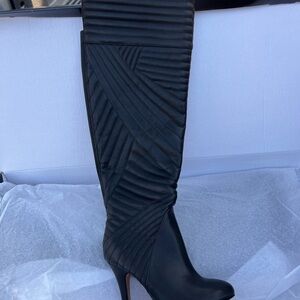 Torrid Black Over the Knee Moto Boots